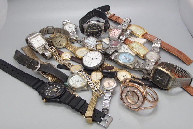 R298☆現状品☆ 腕時計 23点セット EMPIRE / YSL / SEIKO / CITIZEN