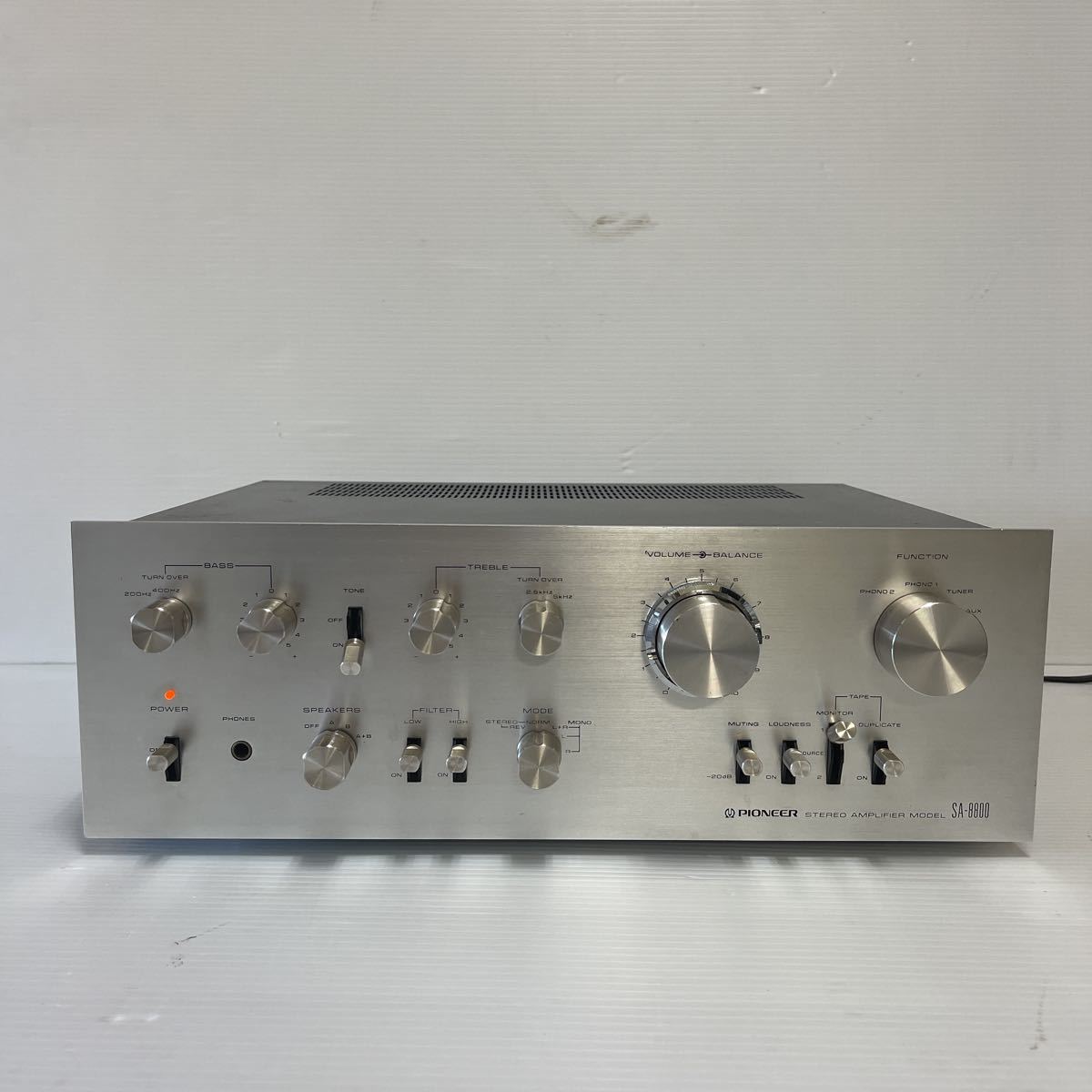 部 Pioneer パイオニア SA-8800Ⅱステレオアンプ ジャンク パイオニア