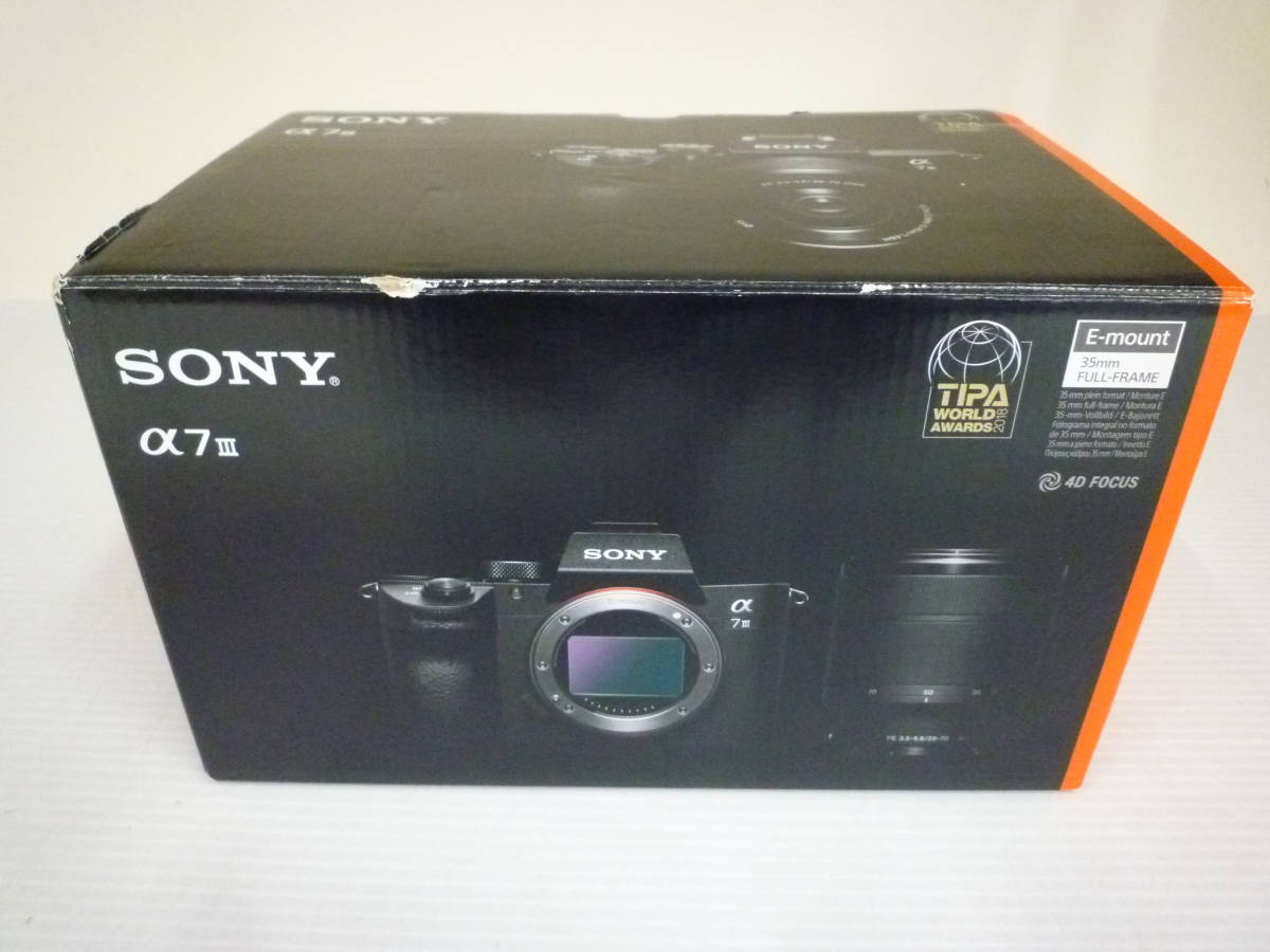 α7III ミラーレス一眼カメラ ソニー SONYソニー『α7III ILCE-7M3Kを 
