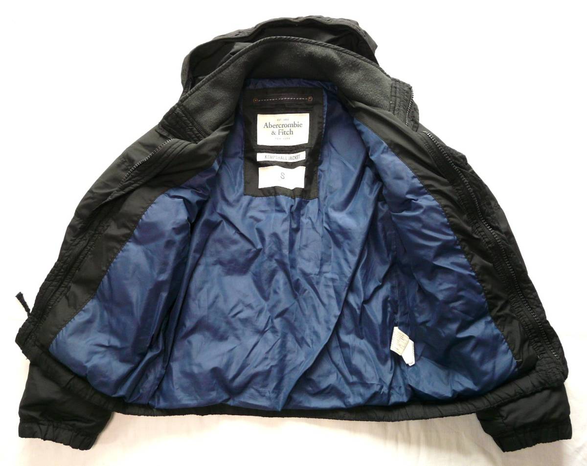 □ネイビー□Abercrombie＆Fitch ダウンジャケット□アバクロ 