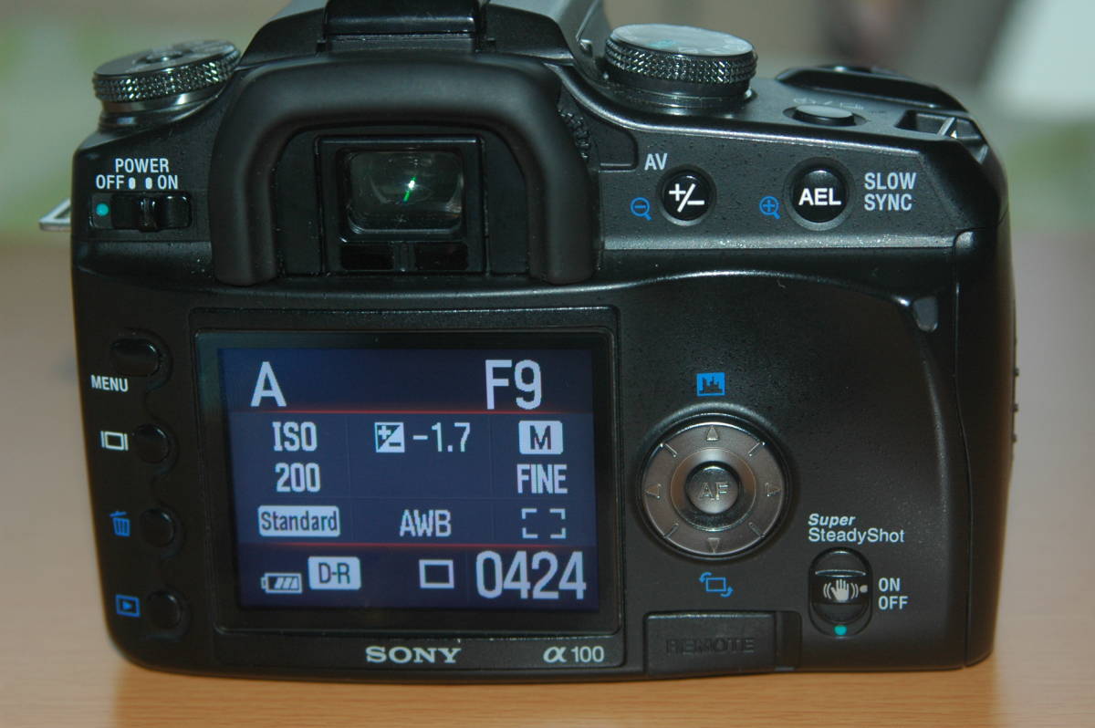SONY α１００　ボディ_6
