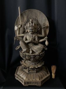 一刀彫 木彫のYahoo!オークション(旧ヤフオク!)の相場・価格を見る