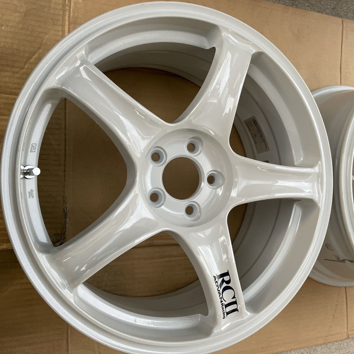 アドバンレーシング RCⅡ 17インチ アルミホイール 2本 ADVAN