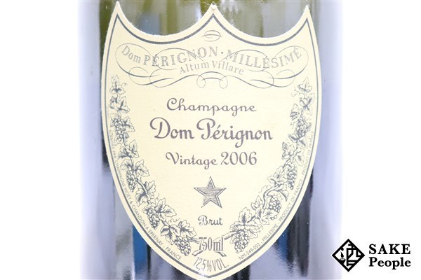 ドンペリニヨン 白 2006 750ml 12.5％　箱入り　未開栓 0 750ml 白 □注目! ドン・ペリニヨン ブリュット ロゼ ペリニヨン