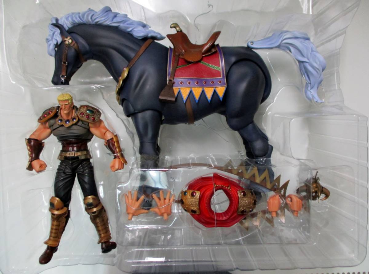 ジャンク品】 羅王 黒王号 北斗の拳200X KAIYODO XEBEC TOYS 海洋堂 