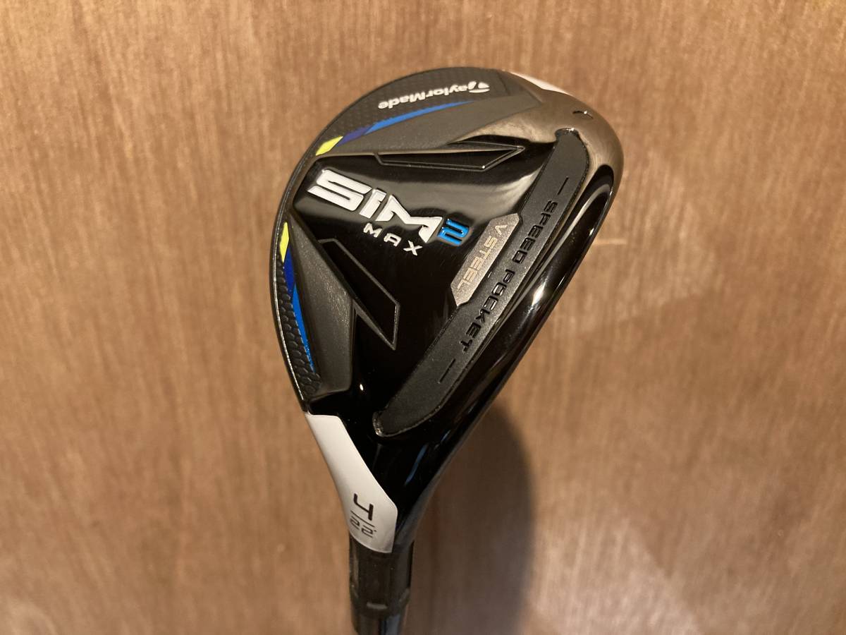 ◎超美品 テーラーメイド SIM2 MAX レスキュー #4 22度 TENSEI BLUE 