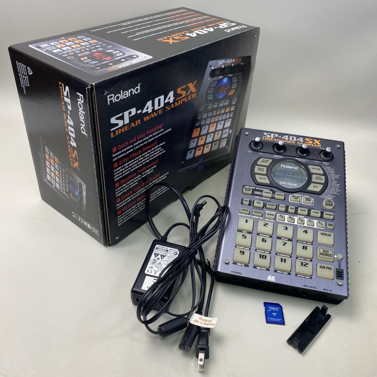 完動品】DJ機材 Roland SP-404SX ローランド サンプラー SDカード・CD 