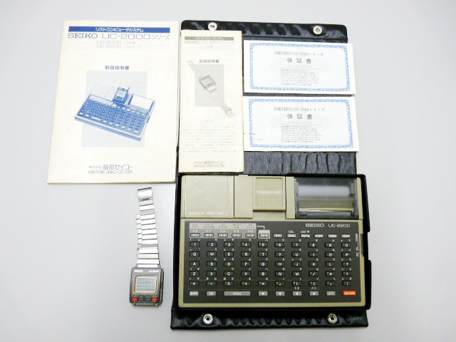 SEIKO リストコンピュータシステムUC-2000（リスト部、コントローラ部