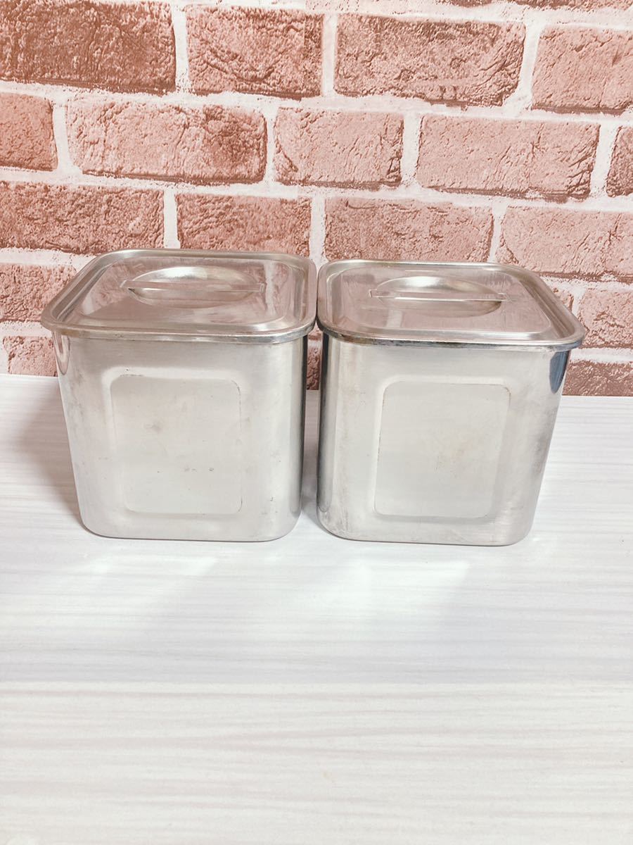 高品質，格安 A81 ユキワ 角ポット YUKIWA ステンレス製 業務用 蓋付き 2個セット厨房 店舗 飲食 製菓 居酒屋15size(その他)｜売買されたオークション情報、yahooの商品情報をアーカイブ公開 - オークファン その他