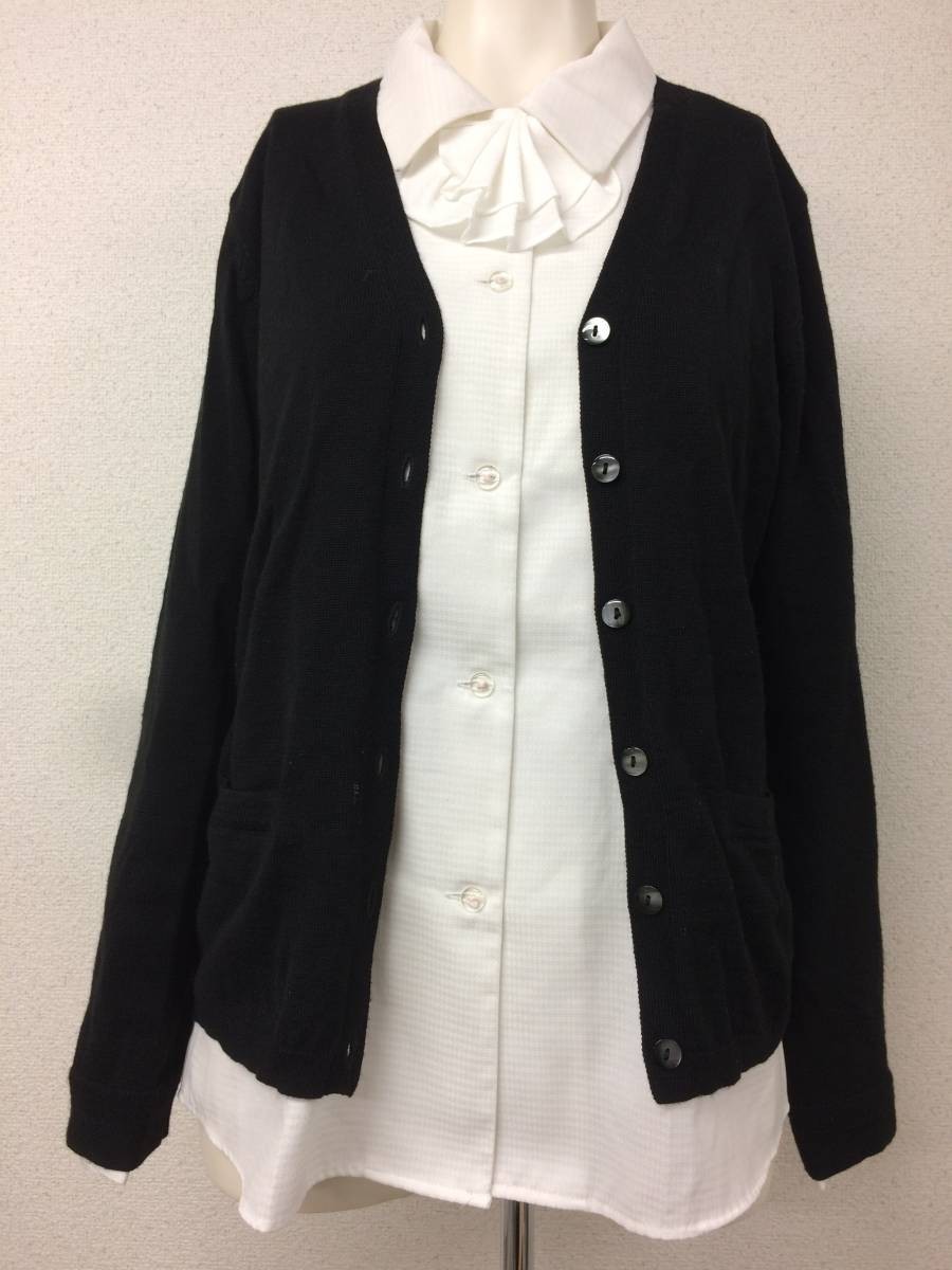 中古 セロリー L Ol用 S 99 オフィス カーディガン ブラック レディース 人気 会社通勤 制服 女性用事務服 安い 黒 3周年記念イベントが 女性用事務服