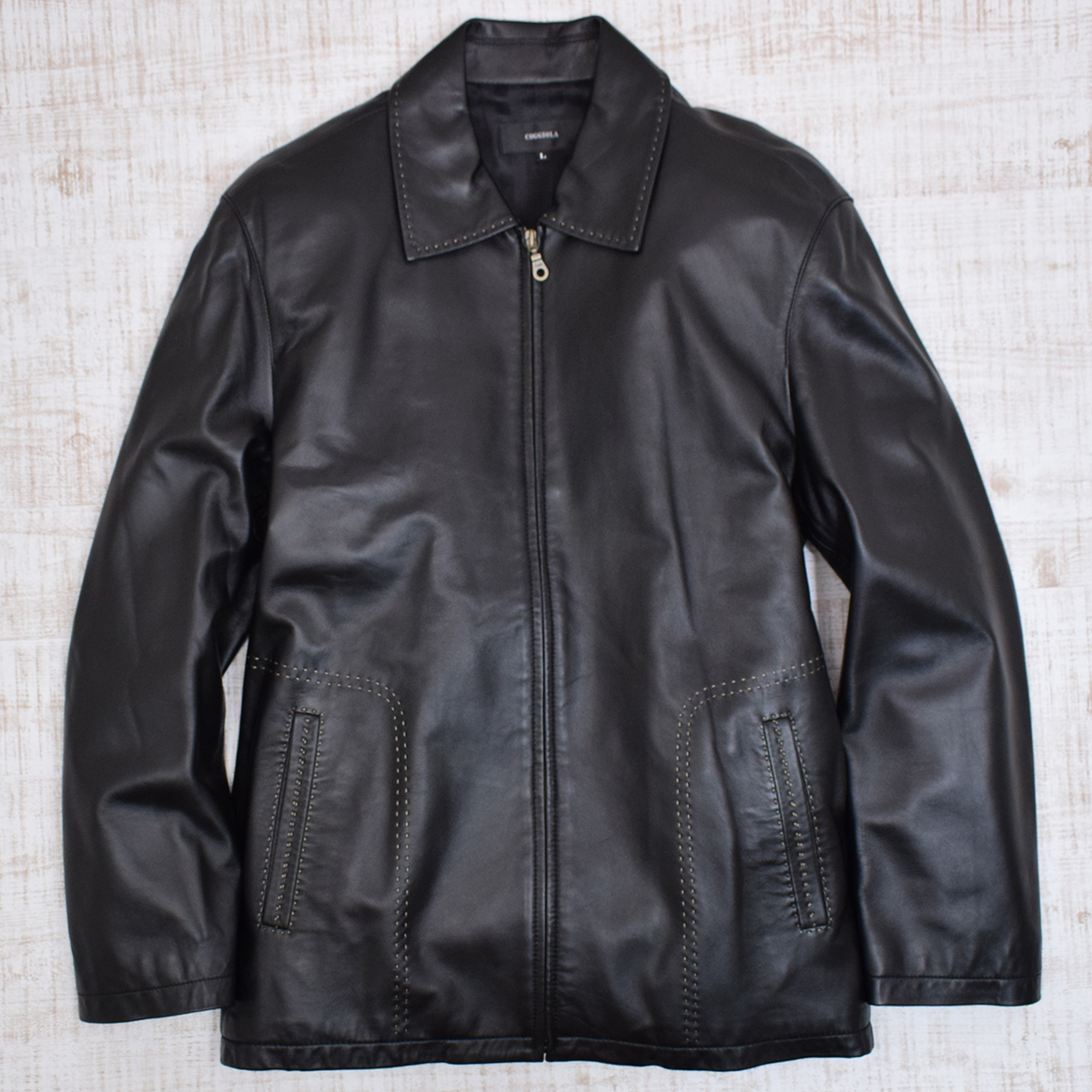 美品☆定価9万円 COGGIOLA コッジョラ トロトロ羊革 セミハンド 