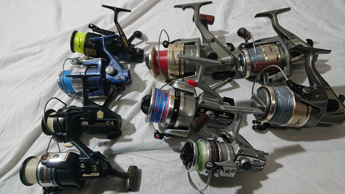 【2025，高品質】 1118-06 釣具 リール まとめて 9個セット DAIWA ダイワ GS-800X 4500-2B 5500-2B sport No1 RYOBI Abu Garcia cardinal C4 等(ダイワ)｜売買されたオークション情報、yahooの商品情報をアーカイブ公開 - オークファン ダイワ