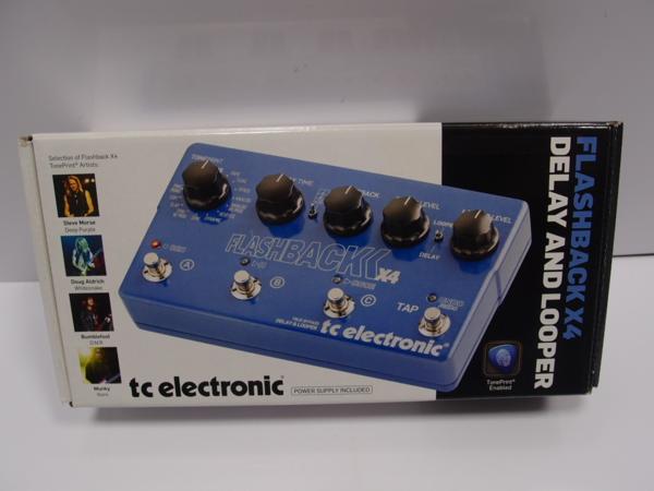 ■[美品]tc electronic 多機能ディレイペダル Flashback X4
