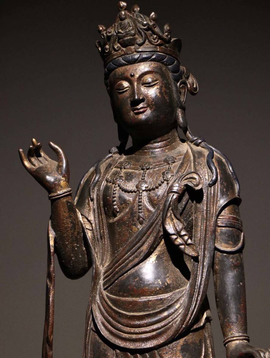 仏像 観音菩薩立像 仏教美術 九面観音菩薩立像（模造） 文化遺産