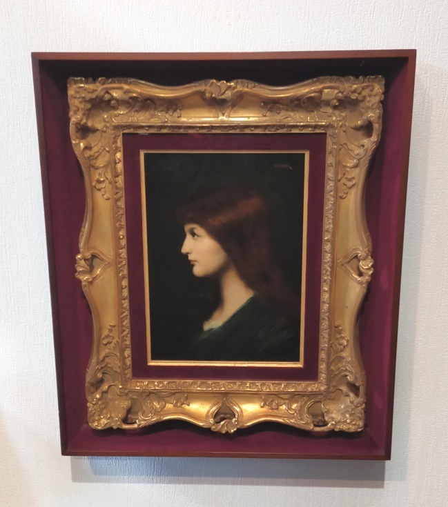 真作保証 19世紀 古画 Kizeevsky 「横たわる裸婦」 油彩15号 真作保証 エンネル 「少女」 油彩画 4号 古典絵画 19世紀