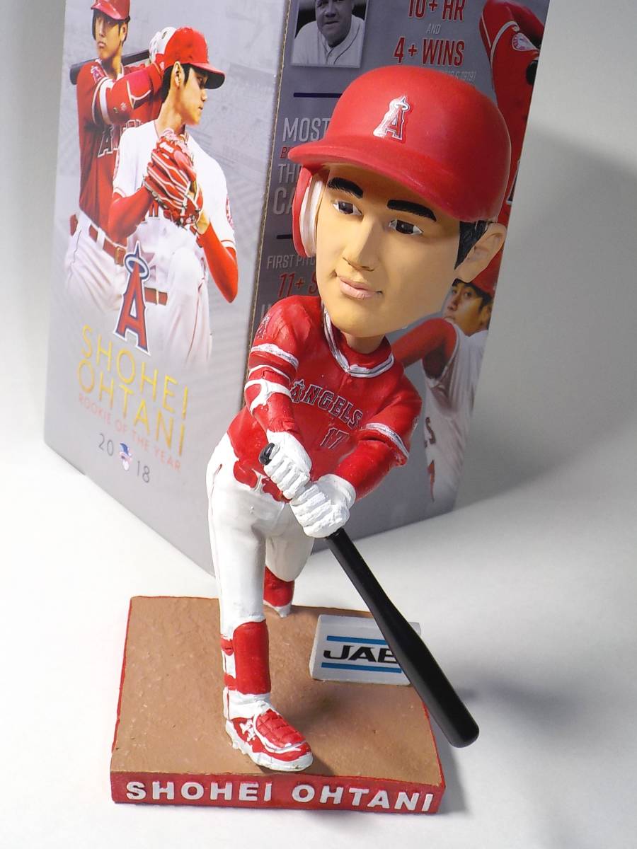 祝ｍｖｐ 送料無 即発送 かわいいmlb 大谷翔平 ボブルヘッド人形 大谷くん顔もけっこう似てます エンジェルス 18最優秀選手記念 球場配布 メジャーリーグ 売買されたオークション情報 Yahooの商品情報をアーカイブ公開 オークファン Aucfan Com