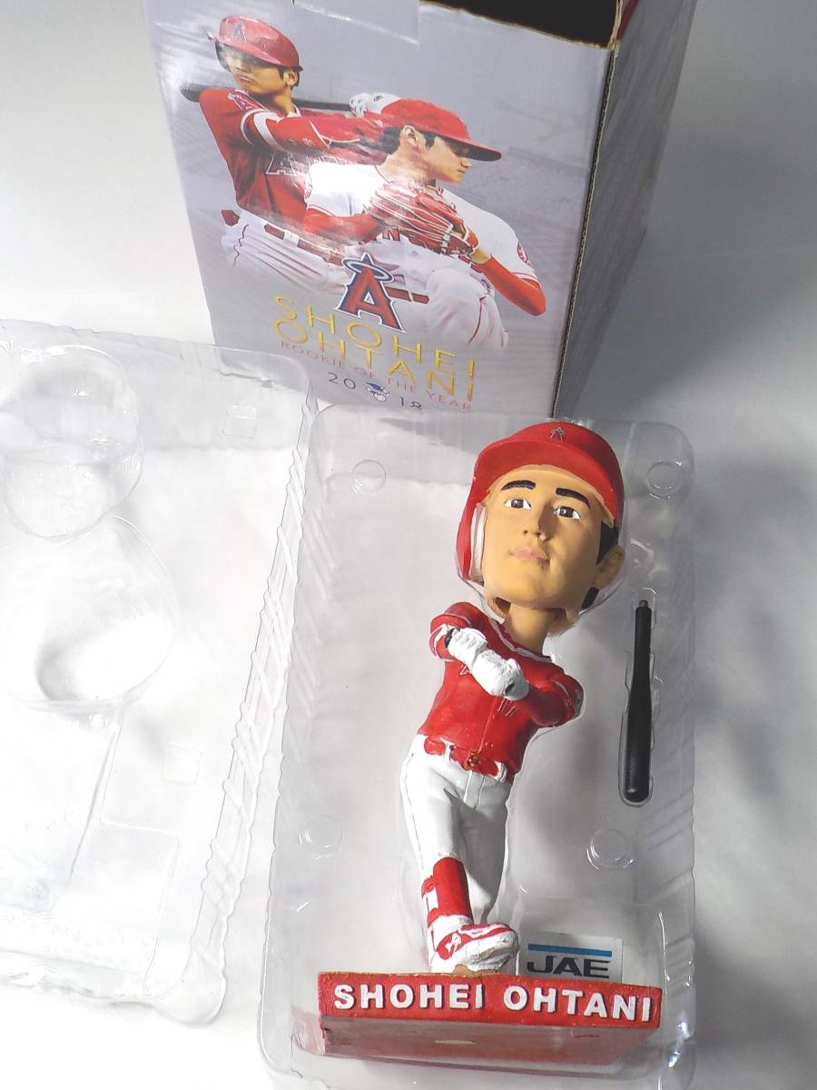 祝ｍｖｐ 送料無 即発送 かわいいmlb 大谷翔平 ボブルヘッド人形 大谷くん顔もけっこう似てます エンジェルス 18最優秀選手記念 球場配布 メジャーリーグ 売買されたオークション情報 Yahooの商品情報をアーカイブ公開 オークファン Aucfan Com