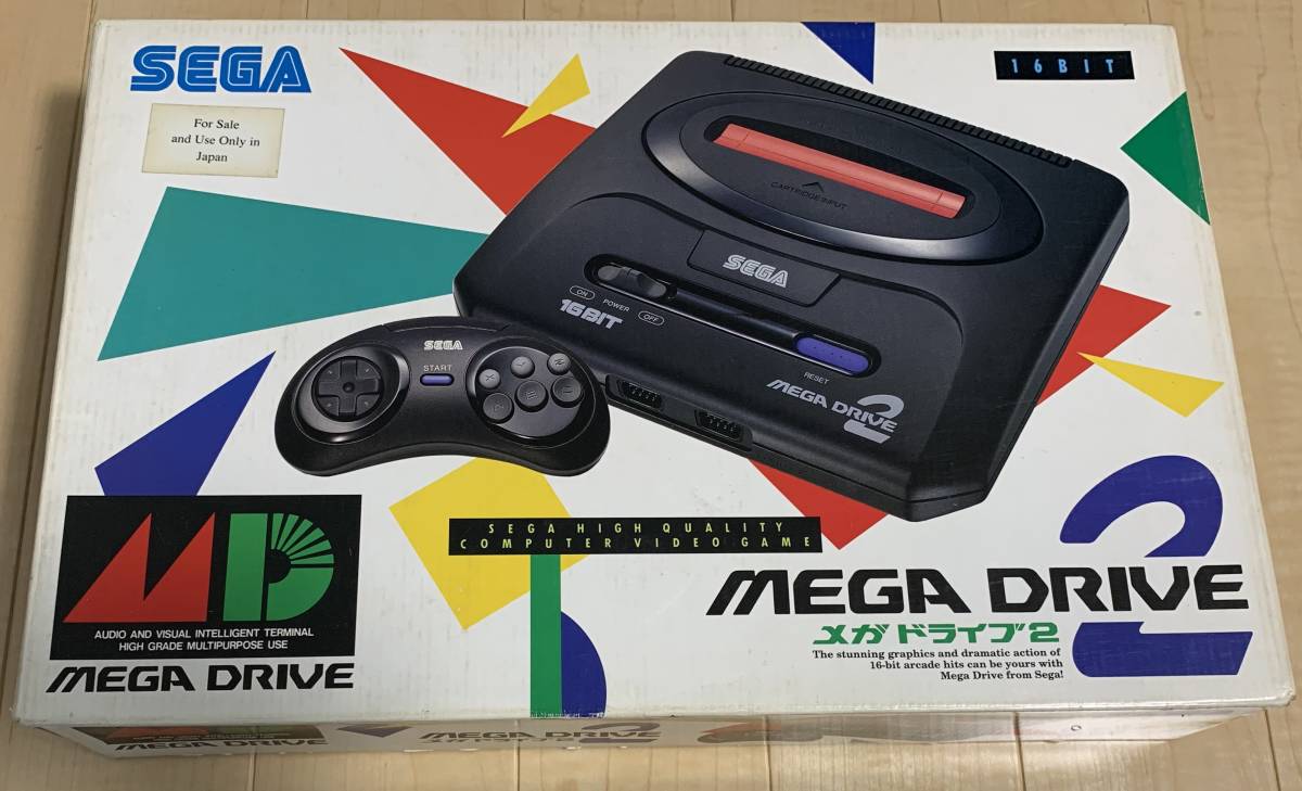 新品】未使用 セガ メガドライブ2 SEGA MEGA DRIVE2(本体  