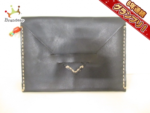 アンリークイール 小物入れ 黒 BARNEYSNEWYORK レザー