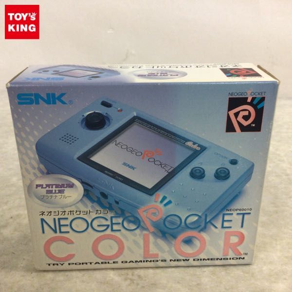 1円～ 動作確認済 SNK ネオジオ ポケットカラー プラチナブルー 本体