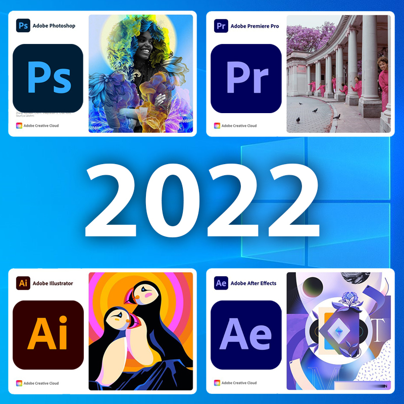 Windows10 Windows11 64bit専用】 illustrator + Photoshop + After