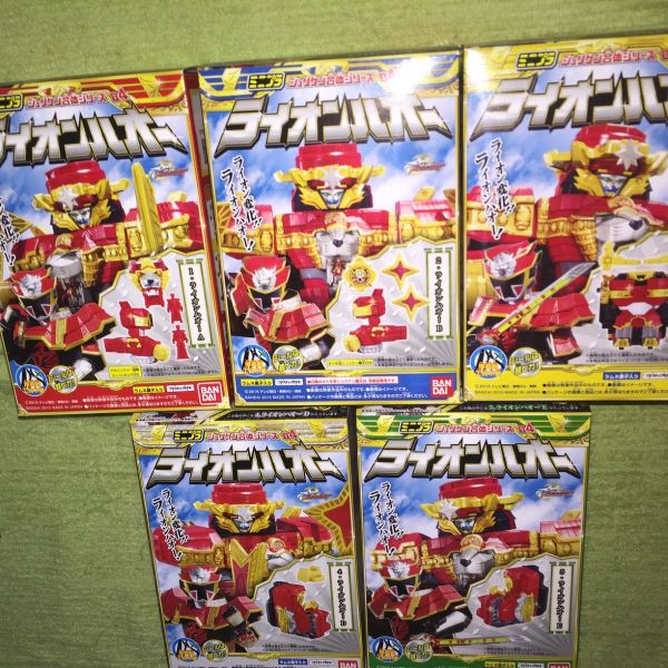 03.ミニプラ 手裏剣戦隊ニンニンジャー ライオンハオー 全5種