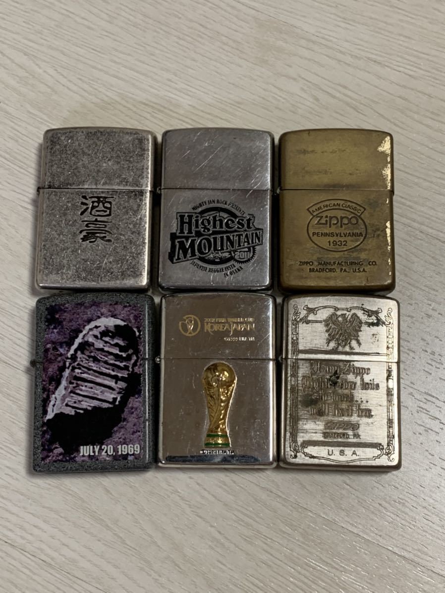 ZIPPO オイルライター6個 ZIPPO オイルライター6個