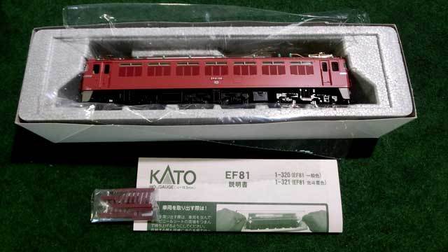 EF81 一般色 1-320 | KATO HOゲージ 鉄道模型 HO 電気機関車 カトー -
