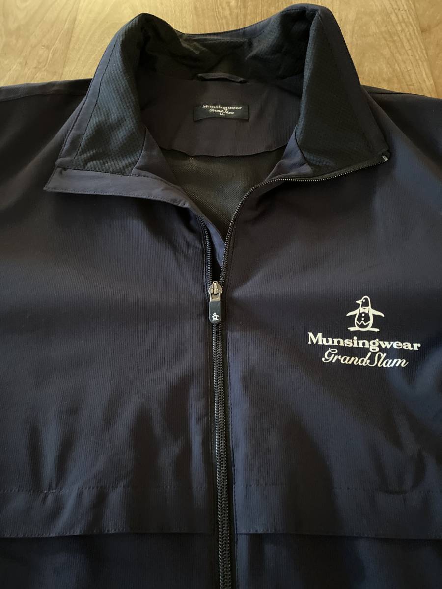 Munsingwear マンシングウェア グランドスラム レインウェア 上下 黒