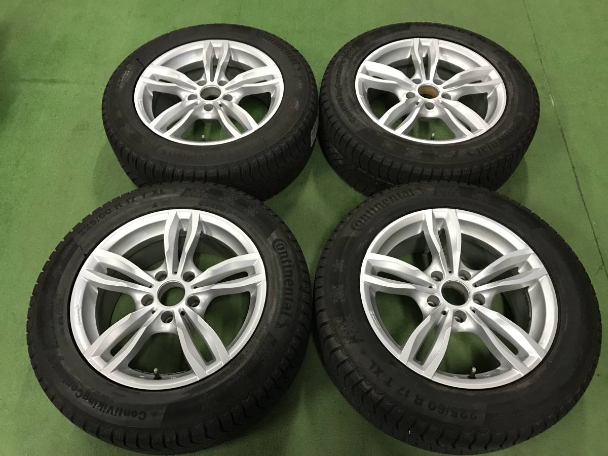 送料無料 スタッドレスセット BMW専用 MAK ルフト 17インチ コンチネンタル 225/60R17 2015年製造 BMW X3 X4 F25 F26