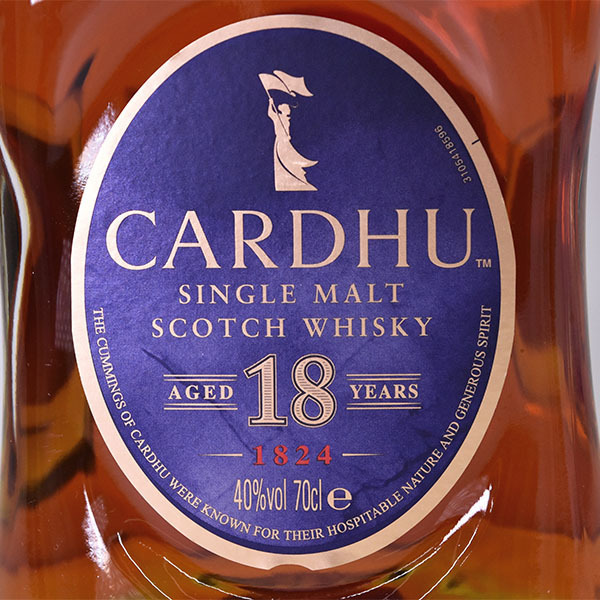 飲料・酒 CARDHU 18年 シングルモルト スコッチウイスキー