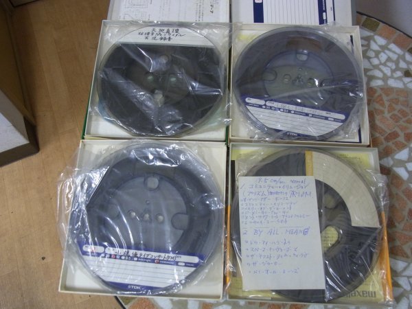 録音済み7号オープンリールテープ19本 7号プラリール録音済オープン