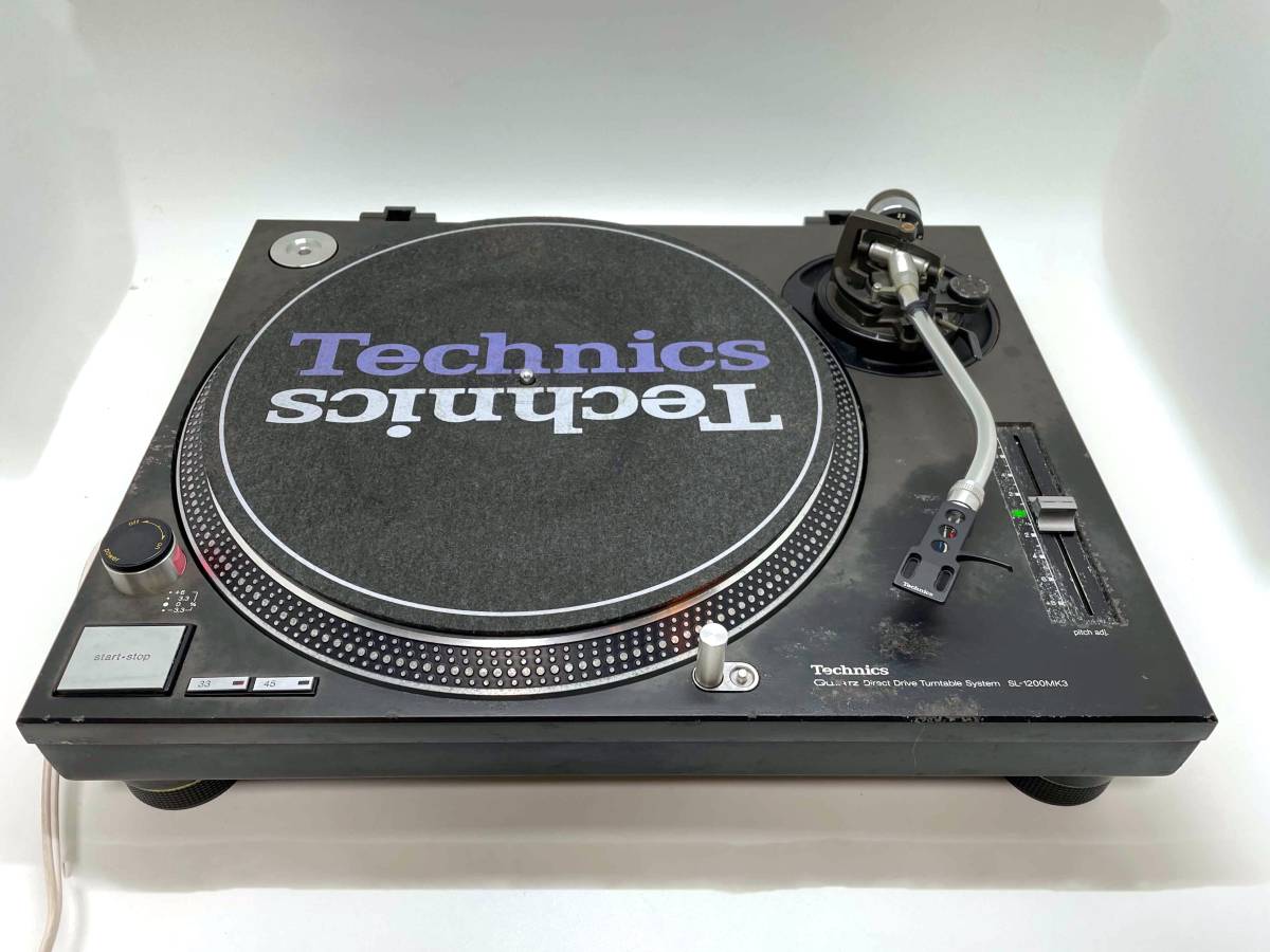 値下Technics SL-1200MK3-K 音出し確認済 Stanton付 最終値下Technics SL-1200MK3-K 音出し確認済Stanton付 TECHNICS SL