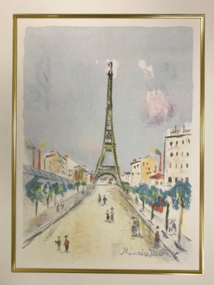 モーリス・ユトリロ（リトグラフ） ≪ モーリス・ユトリロ ≫ オリジナルリトグラフ TOUR SAINT-JACQUES