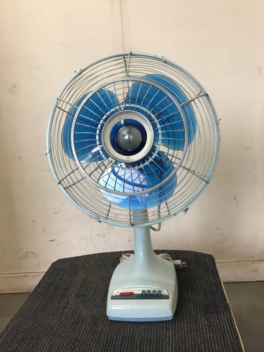 ⁄ 扇風機 昭和レトロ 三菱 当時物 National ナショナル △ 昭和 レトロ