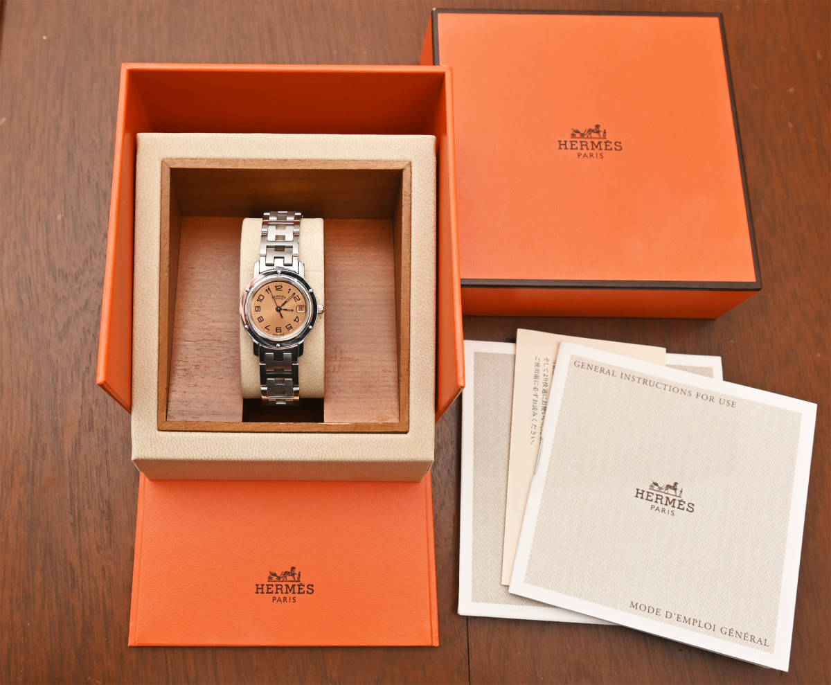 クリッパー レディース エルメス CL4.210 HERMES クォーツ 腕時計 時計 