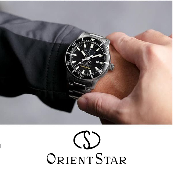 【1円新品正規品】オリエントスターORIENT STARスポーツアウトドアキャンプ【200m空気潜水用防水】自動巻きメンズダイバー腕時計ブラック ダイバー オリエントスター ORIENT チタン製ダイバーズやオーロライメージのセミスケルトンなど 国産時計\u201cオリエントスター\u201d新作人気のニュアンスカラーなど、自社製 Star