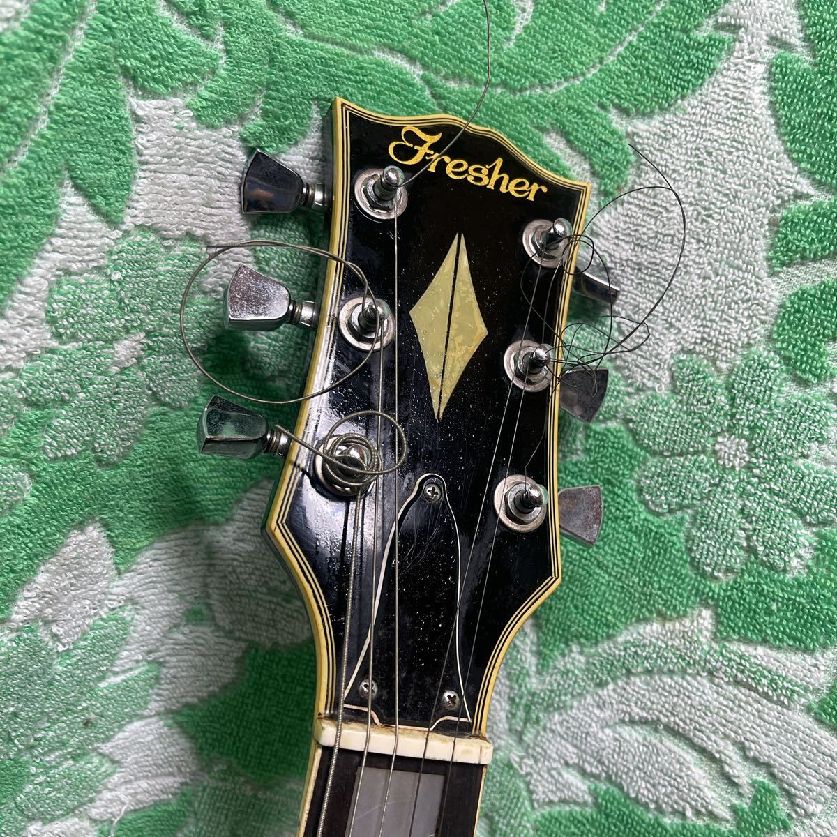 fresher ギター レトロ 日本製【ジャンク】 Fresher レスポール エレキギター 日本製 中古 ジャンク(本体)｜売買