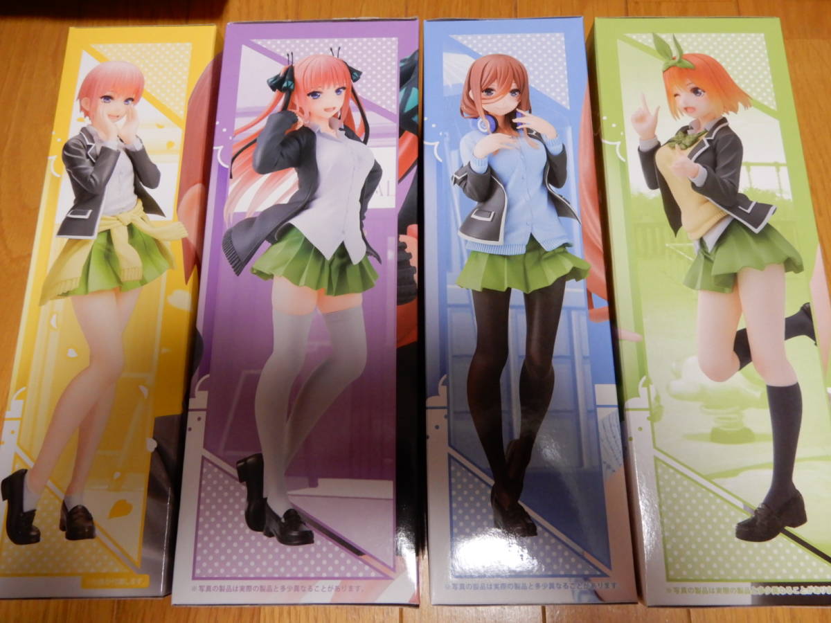 五等分の花嫁∬ Coreful フィギュア 制服ver. 中野一花 中野二乃 中野 
