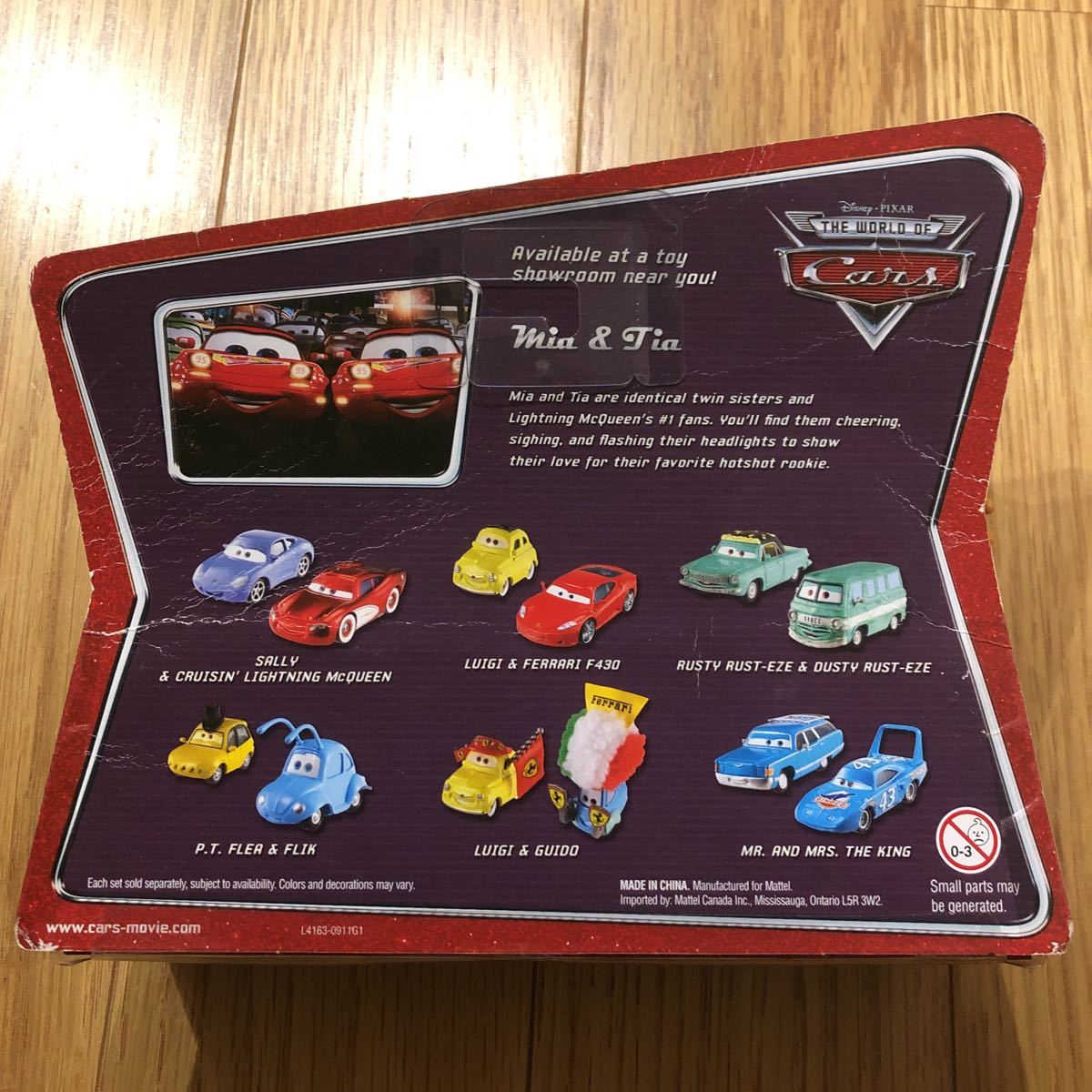 マテル カーズ ムービーモーメント ミア&ティア MATTEL CARS MOVIE