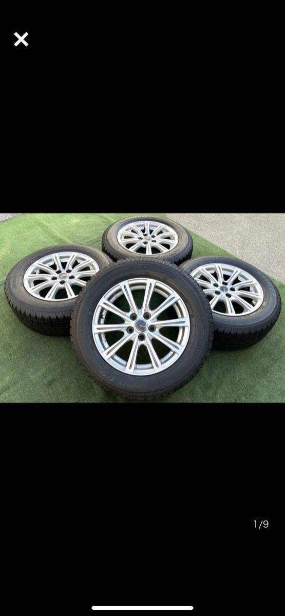 スタッドレス MILLOUS 15インチ アルミホイール☆TOYO 2019年製 195 