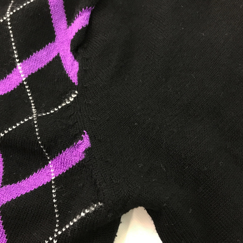 即決】CALLAWAY キャロウェイ 裏地付きニット セーター アーガイル