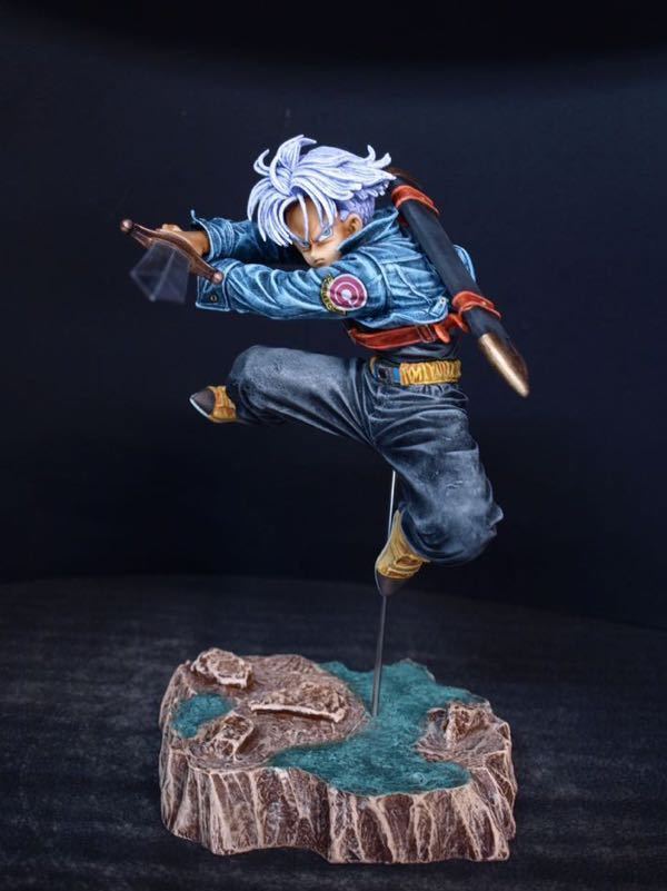ドラゴンボール トランクス フィギュア リペイント 台座制作 SCultures