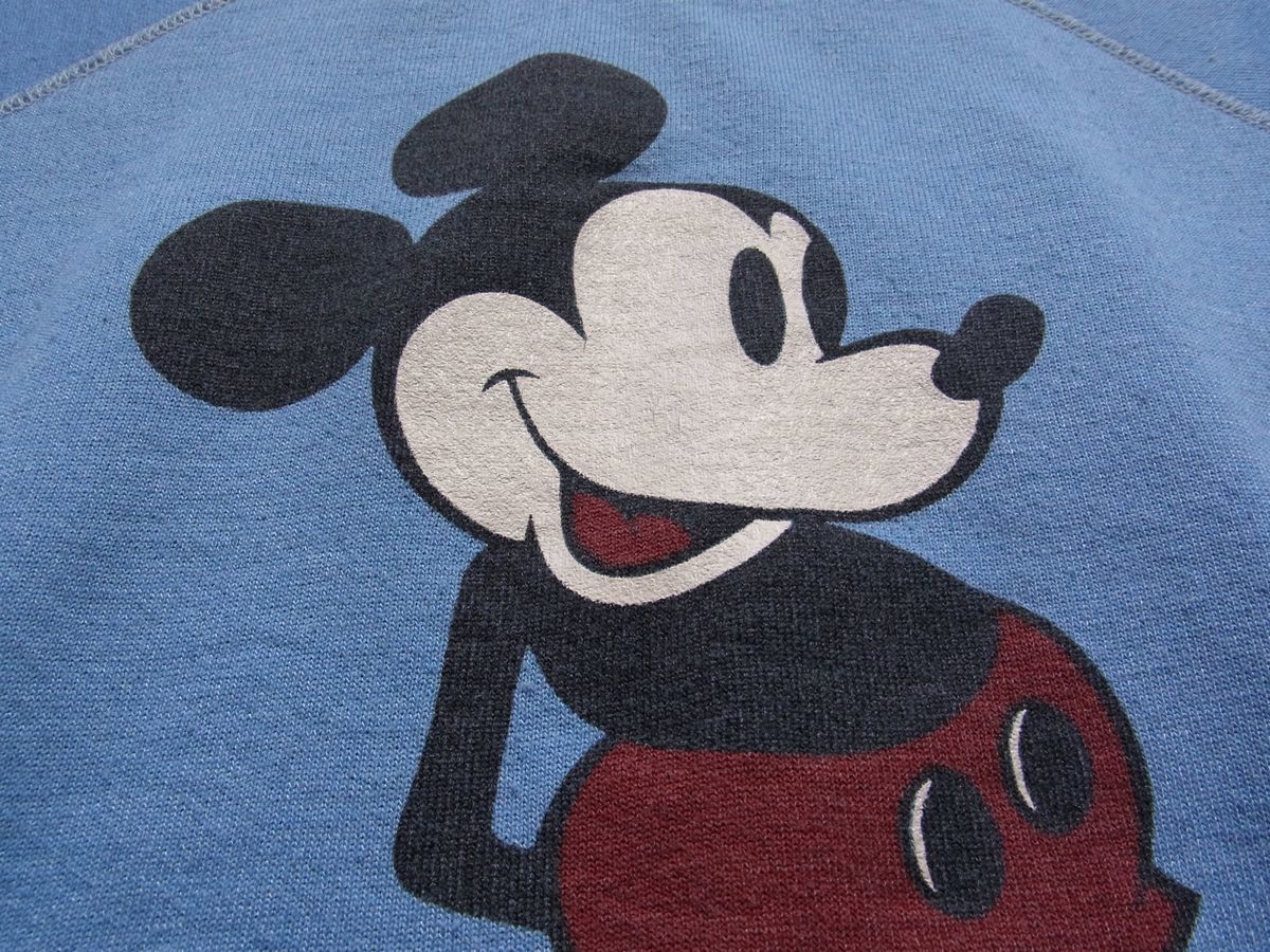 ☆ 80s ビンテージ MICKEY MOUSE ミッキーマウス ラグラン スウェット 