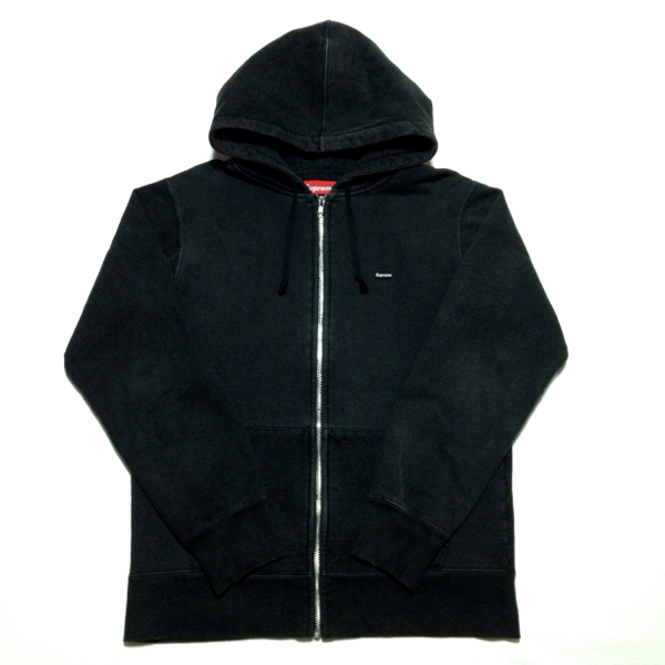 正規品 supreme small BOX LOGO ZIP パーカー M 黒 NORTH FACE
