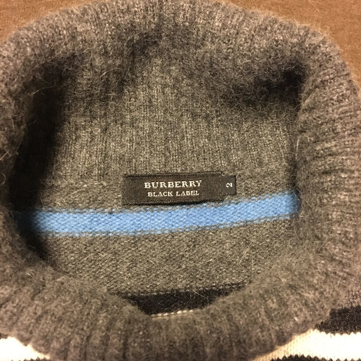 ☆BURBERRY☆バーバリー☆ブラックレーベル☆アンゴラ☆タートルネック 