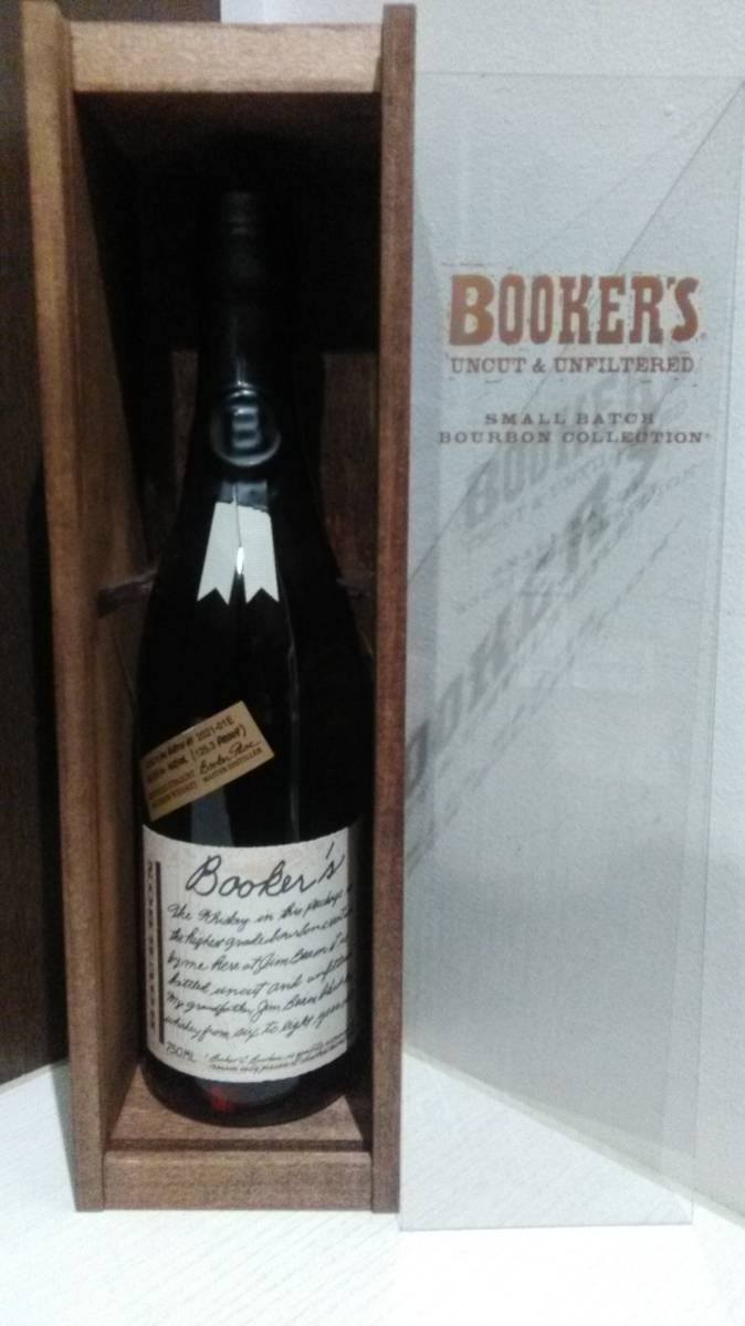 飲料・酒 ブッカーズ Bookers 2021-01E バーボン 未開封品 木箱付き