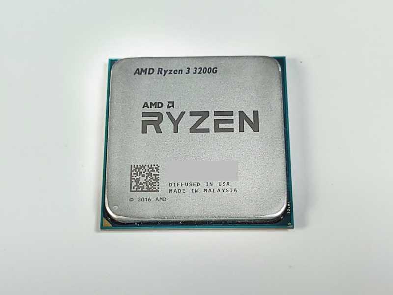 CPU AMD RYZEN3 3200G with Radeon Vega8 Graphics 3.2GHz 4コア4
