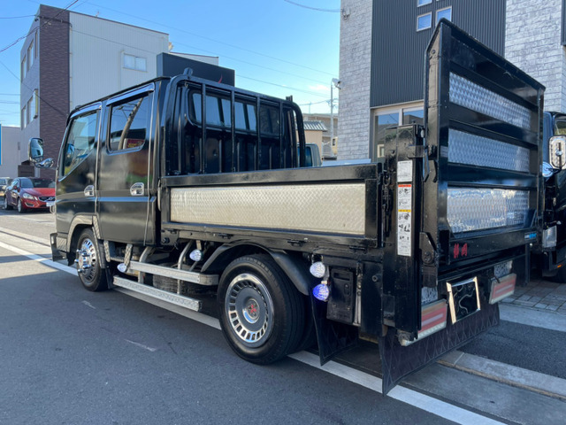 マニ割中 車検ロング 静岡発 H14 三菱 ふそう キャンター Wキャブ