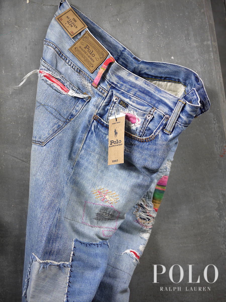 BTS ジミン着 正規新品 34/34 Polo Ralph Lauren SULLIVAN REPAIRED